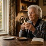 The Alarming Truth About Whether You'd Do It All Again. Elderly_person_holding_tea_cup_202608110905